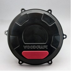 WOODCRAFT RHS Clutch Cover Black Anodized for Ducati Panigale / Streetfighter V4 / S/ Speciale